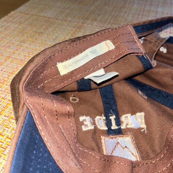 Pride Mountain Vineyards Brown Mens Baseball Cap Hat - Picture 6 of 6